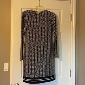 Michael Kors shift stretch dress geometric print